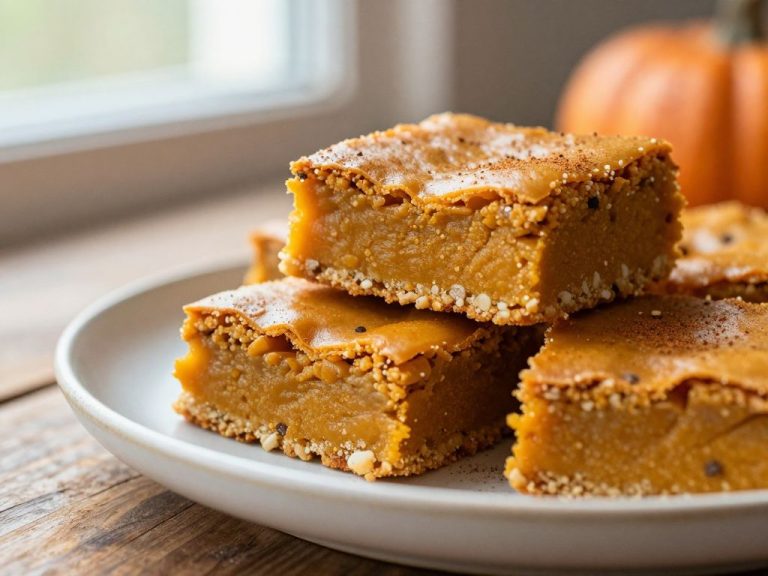Delicious Oil-Free Pumpkin Bars - Easy Recipe You'll Love